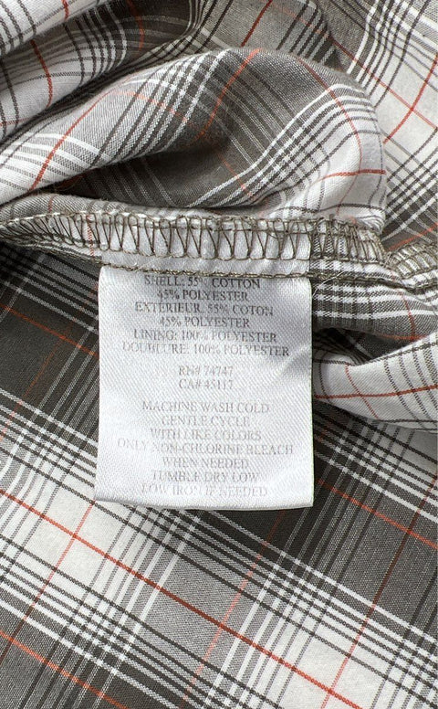 Red Head Brand Co. Gray, Red and White Plaid Casual Dress - Size 3TG