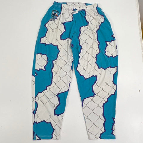 Vintage 90s Zubaz Charlotte Hornets NBA Pants Made in USA Bob Lanier Sz L