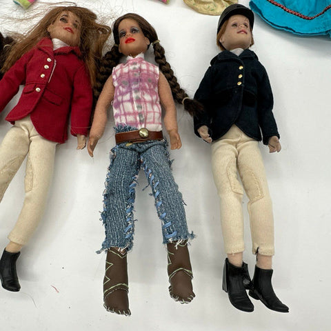 Only Hearts Club Doll Lot 5 Dolls Clothing Accessories Equestrian Theme