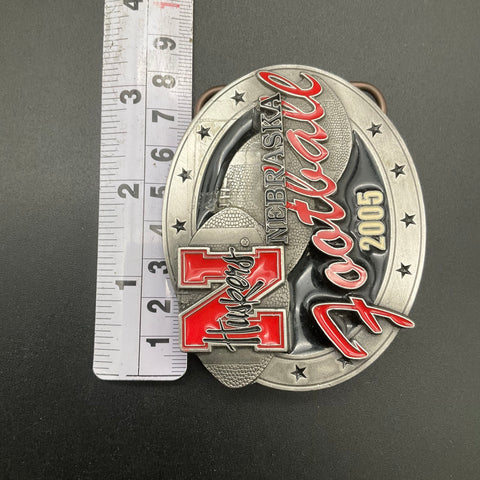 Vintage 2005 Nebraska Huskers Football Limited Edition Belt Buckle 3.5"