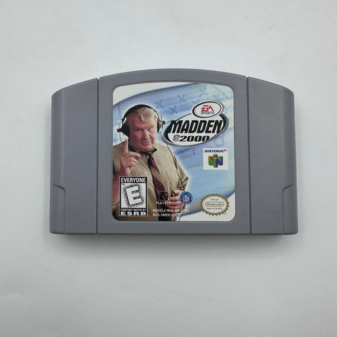 Madden NFL 2000 Nintendo 64 N64 CIB Complete Box Manual EA Sports Tested NTSC