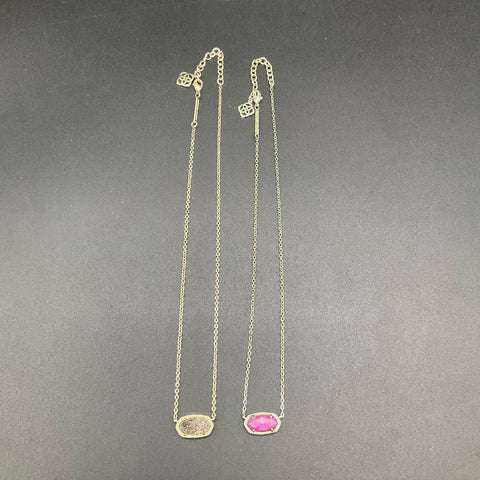 Kendra Scott Jewelry Lot 2 Elisa Necklaces 2 Pairs Earrings Pearl Drusy