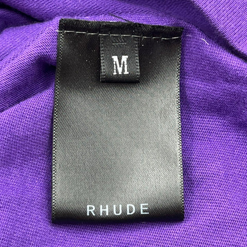 Rhude Men's Purple Black Hills The Legend Lives On Graphic T-Shirt Size M