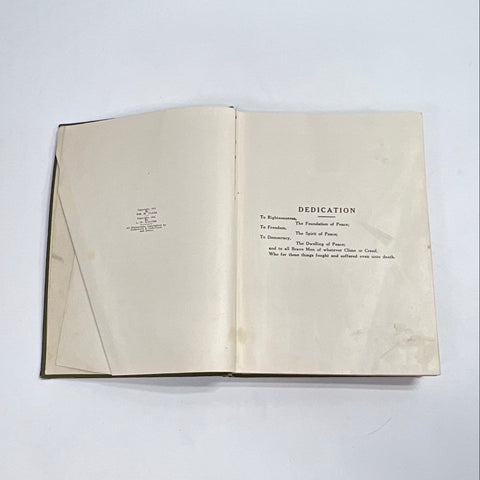 Pictorial History of the World War S.J. Duncan-Clark WWI Book 1919 Hardcover