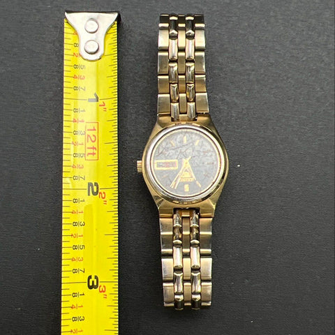 Vintage Seiko 5 Automatic 21 Jewels Gold Tone Ladies Watch 4207-00W0 Tested