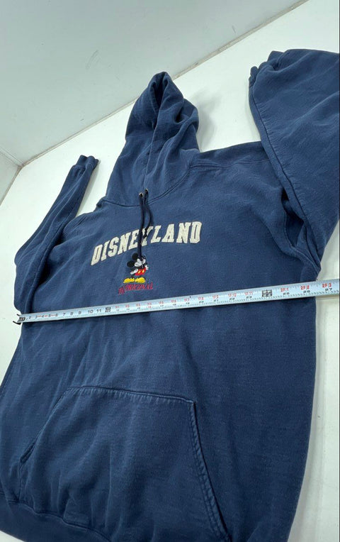 Vintage 90s Disney Mickey Inc Men's Navy Disneyland Mickey Mouse Hoodie Sz XXL