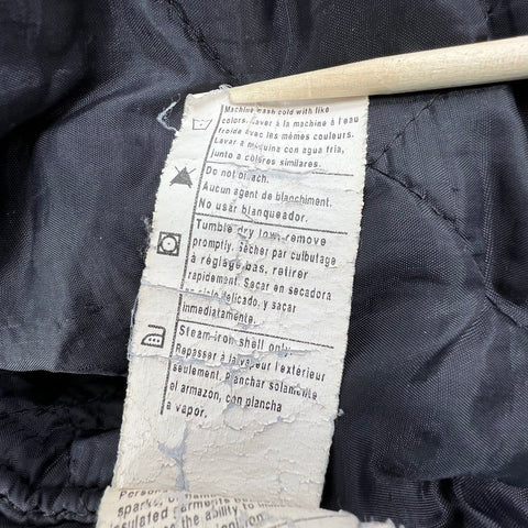 Carhartt Faded Black Duck Arctic Quilt Lined Work Vest Men's XL Tall