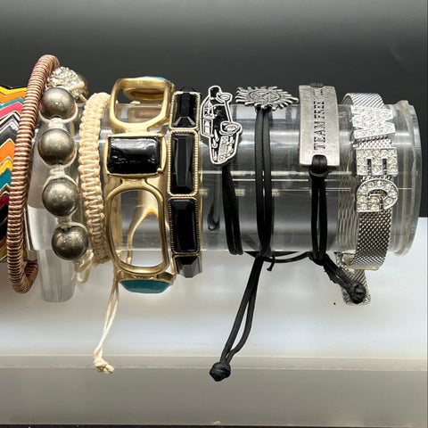 Fashion Jewelry Bracelet Lot 23pc Supernatural Boho Beaded Bangles Cuffs