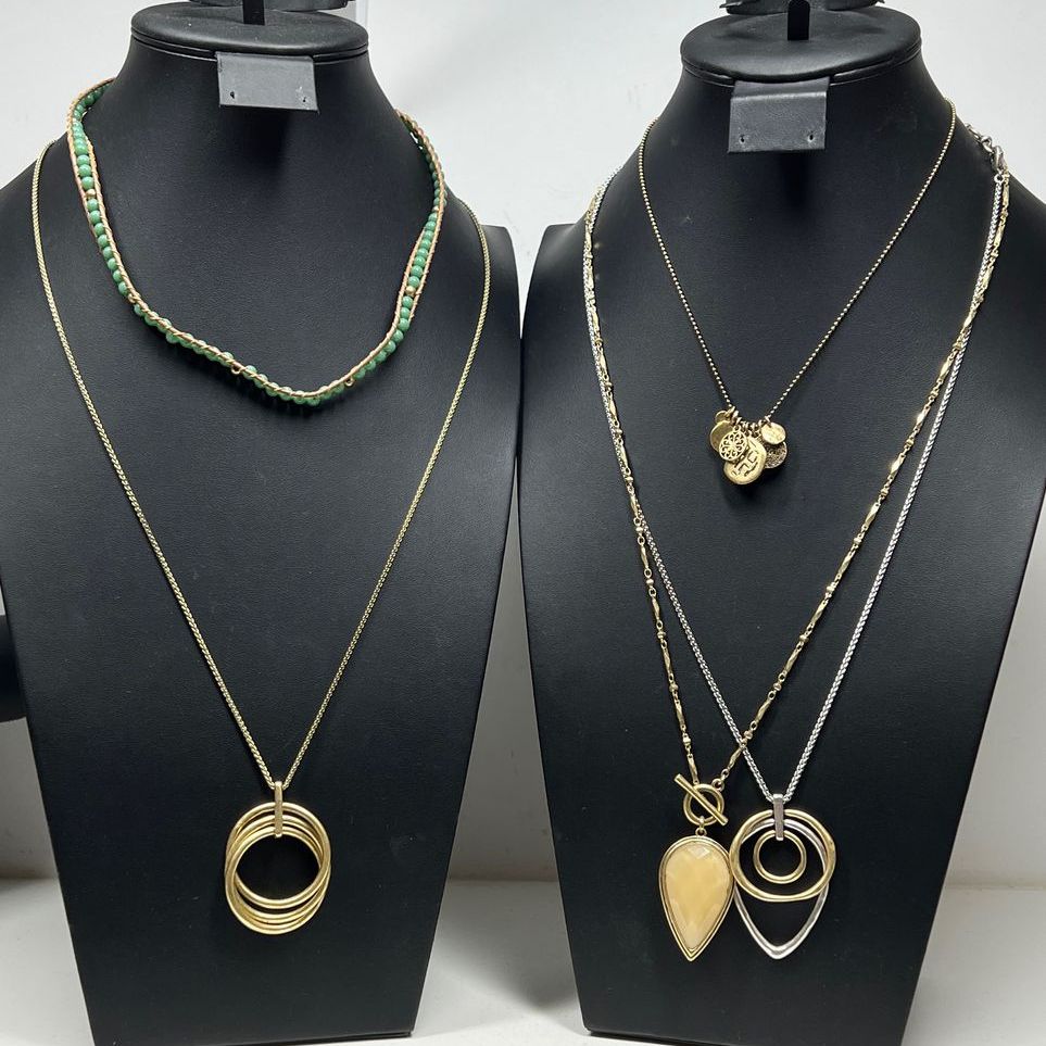 5 Lucky Brand Assorted Styles Necklaces