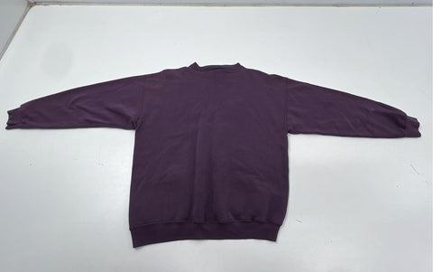 Vintage 90s Mickey & Co Disney Mickey Mouse Embroidered Purple Sweatshirt Sz L