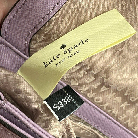 Kate Spade Lilac Saffiano Leather Crossbody Bag and Wallet Set Lot of 2