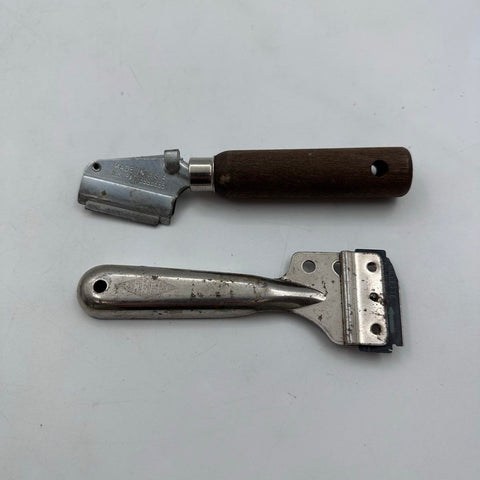 Vintage Razor Blades and Scrapers Lot Warner Ideal Ace Hardware USA Tool Set