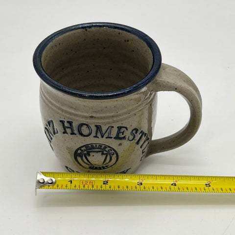Heinz Homestyle Gravy Promotional Stoneware Mug Blue Speckled