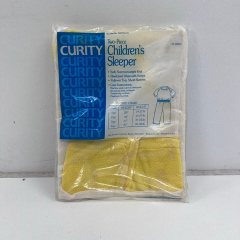 Vintage 1979 Hanna-Barbera Curity 2-Piece Sleeper NIP Made in USA Sz 1yr