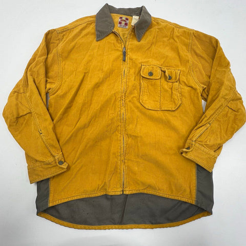 Reactor Manufacturing Corduroy Shirt Jacket Vintage 90s Skate Workwear Mens L