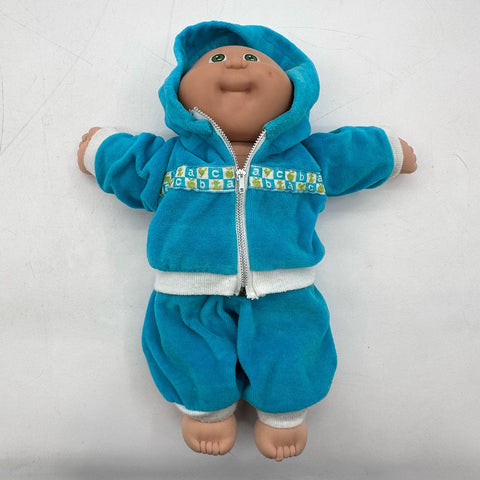 Vintage Cabbage Patch Kids Doll Coleco 1982 Xavier Roberts Blue Suit Carrier