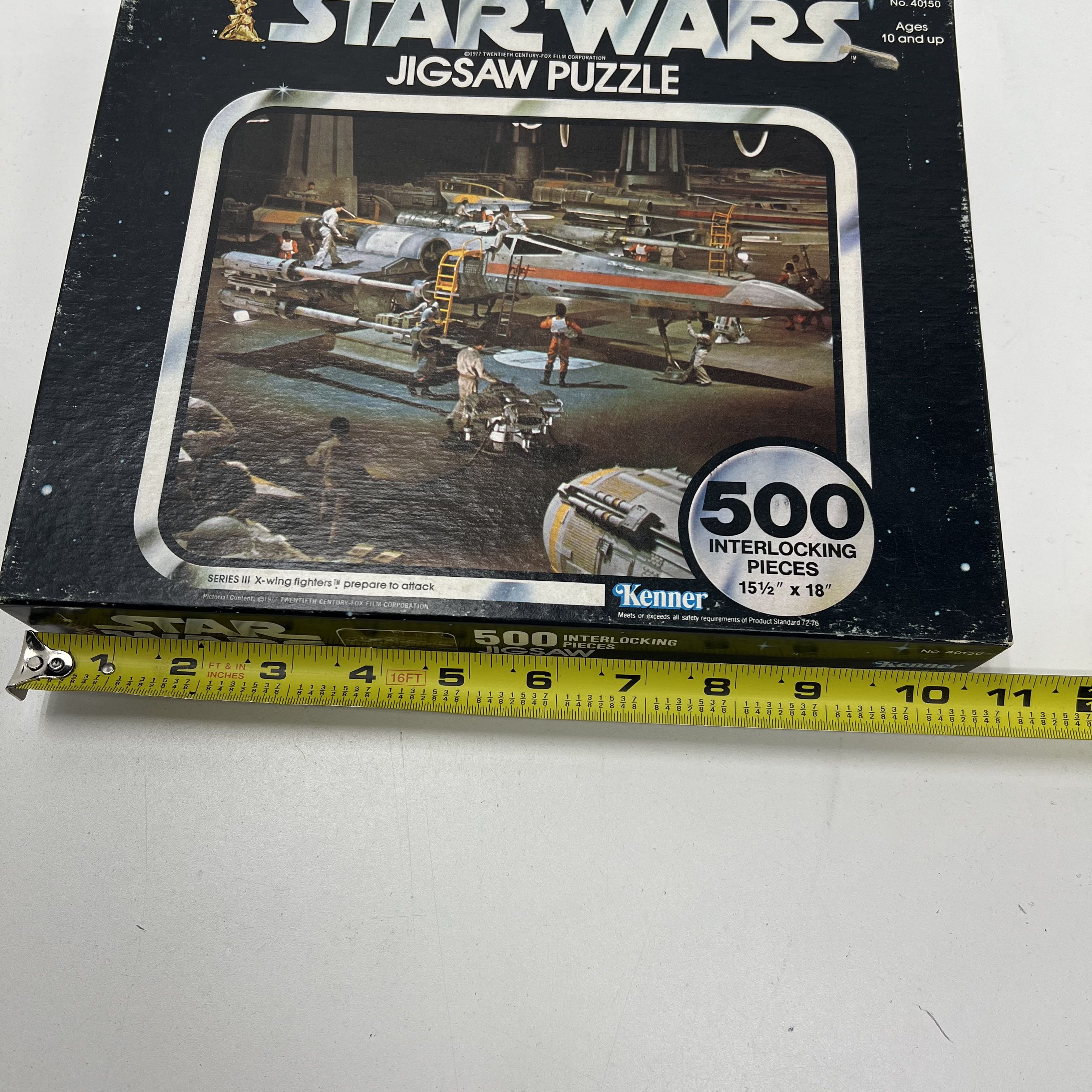 1977 Kenner Star Wars Jigsaw Puzzle X-Wing Fighters 500pc Vintage No. 40150