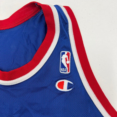 Vintage 90s Grant Hill Detroit Pistons Champion NBA Basketball Jersey Sz 36