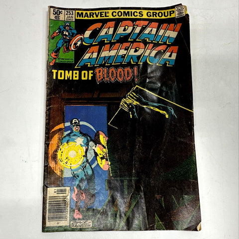 Marvel and DC Comic Lot 9 Comics 1980-1981 Bronze Age Spider-Man Captain America