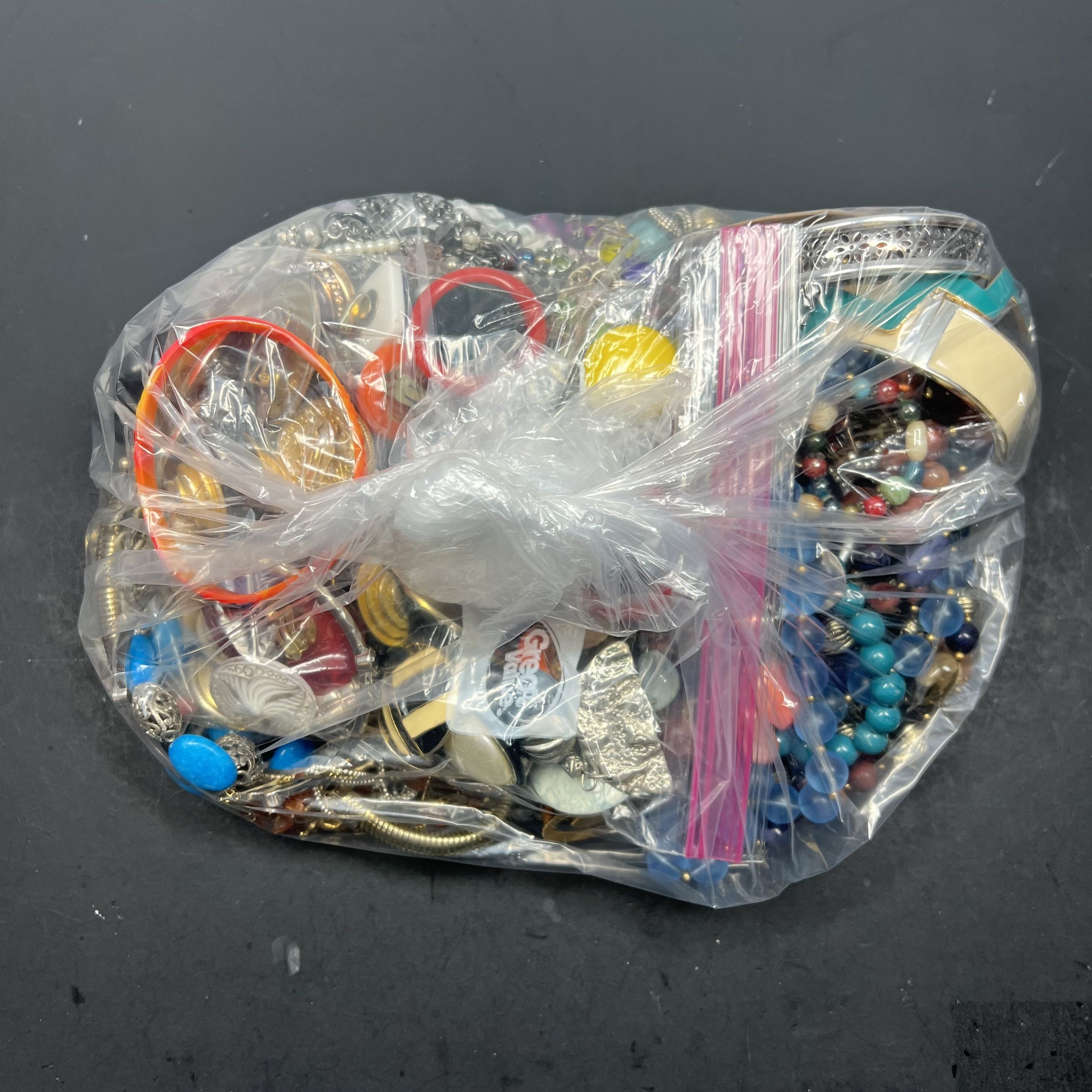 5LB Wearable Costume Jewelry Mixed Items Bag