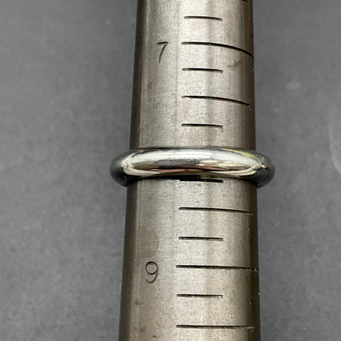 Milor Italy Stainless Steel Tri-Color Stacking Band Ring Set of 3 Size 8