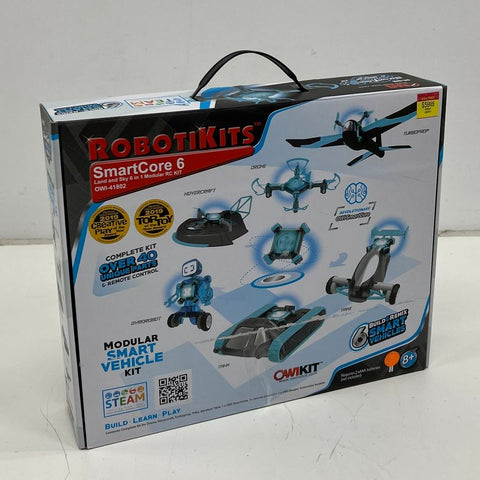 OWI OWI-61802 RoboKits SmartCore 6 in 1 Modular RC Vehicle Kit STEAM Drone
