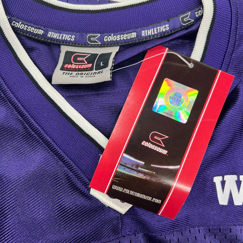 NWT Y2K Colosseum K-State Wildcats Purple Football Jersey #43 Men's Size L