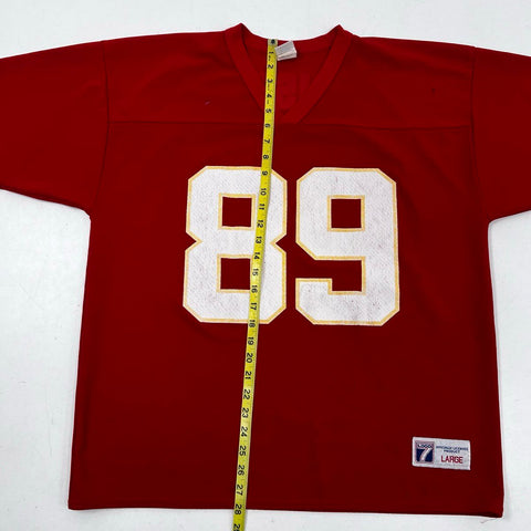 Vintage 90s Logo 7 Andre Rison Kansas City Chiefs NFL Jersey Sz L