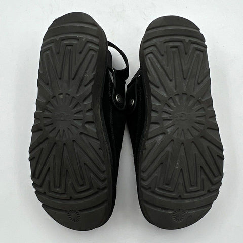UGG Tasman Sport Black Suede Slip-On Clog Slippers Men's Size 9