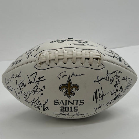 Baden NFL Football New Orleans Saints 2015 Facsimile Autograph Collector Series