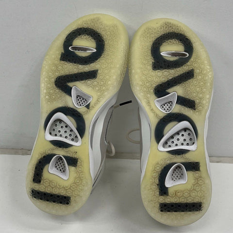 Avoli A2 White Silver Mid Top Volleyball Sneakers Women's Size 9