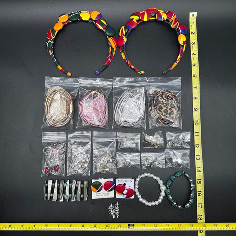 Fashion Costume Jewelry Lot 22 Pcs Necklaces Bracelets Sterling Silver Accents