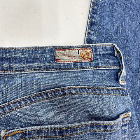 AG Adriano Goldschmied Womens The Legend Flare Jeans Medium Wash USA Sz 30