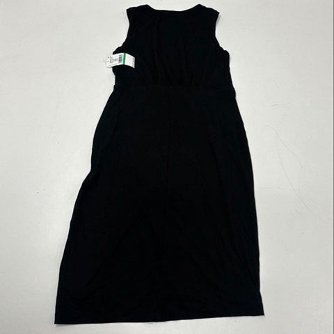 Karen Kane Women's Black American Riviera Asymmetric Drape Dress Sz L NWT