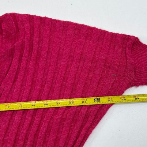 Pilcro Pink Rose NWT Wide Ribbed V-Neck Sweater Pullover Women's XS