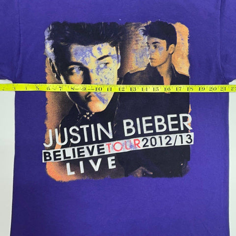 Justin Bieber Believe Tour 2012 2013 Live T-Shirt Carly Rae Jepsen Youth Sz M