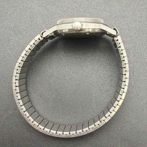 Vintage Revere 17 Jewels Watch Stainless Steel Shock Protected Speidel Band