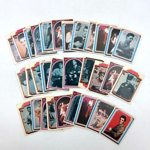 Vintage Elvis Presley Trading Card Lot 1978 Boxcar Enterprises 1980 RCA Photos