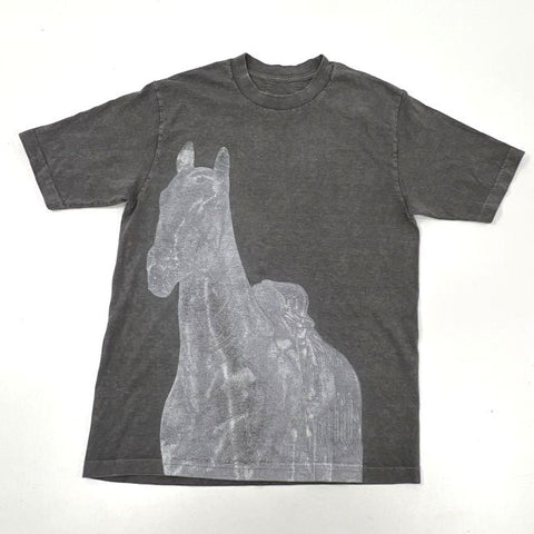 Beyoncé Renaissance World Tour 2023 T-Shirt Horse Graphic No Skips Gray Sz M