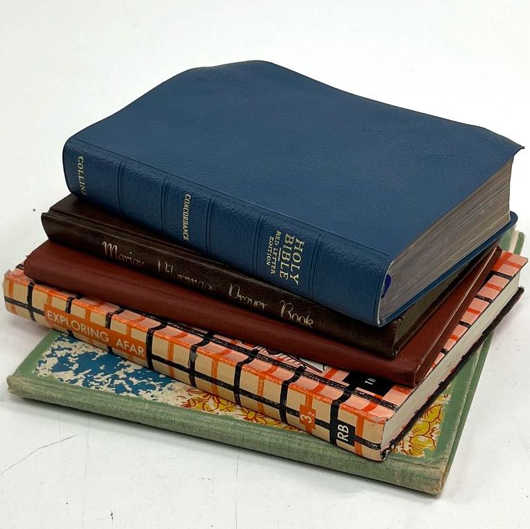 Vintage Assorted Religious Christianity Themed Books Lot of 4