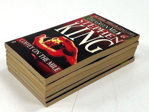 Stephen King The Green Mile Complete 6 Book Serial Set 1996 Paperback Lot