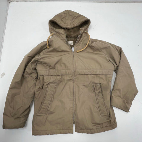 Vintage 70s Zero King Sherpa Lined Hooded Jacket Talon Zipper USA Sz 42