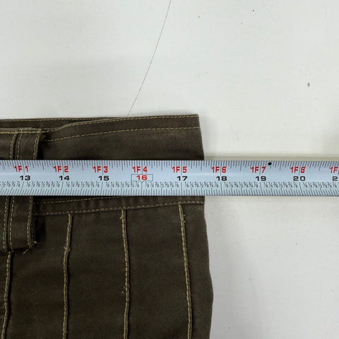 Damn Near Kilt 'Em DNKE Men's Utility Kilt Brown Cotton Cargo Pockets Size M