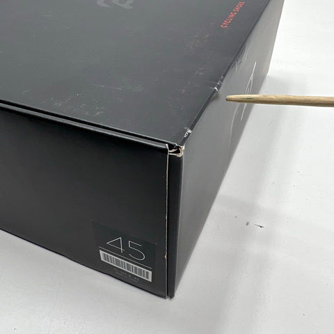 Peloton Cycling Shoes Black Red w/ Cleats OG All DS Size 45