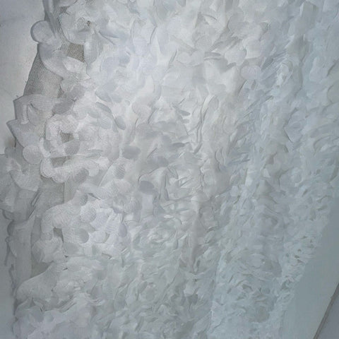 Faeriesty Ziya 3D Floral Applique Mermaid Wedding Dress Formal Gown Sz L