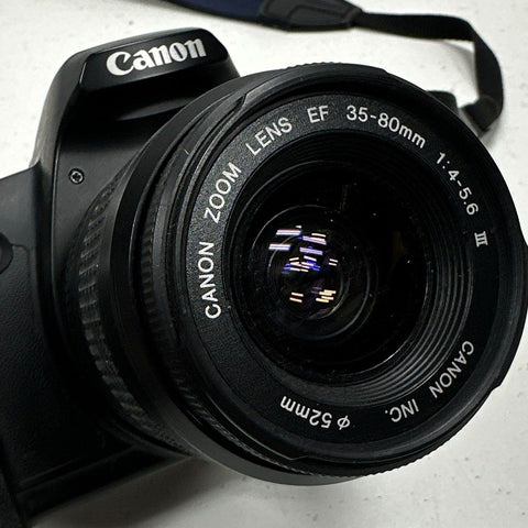 Vintage Canon EOS Rebel G 35mm SLR Film Camera Kit 35-80mm & 28-300mm Lenses