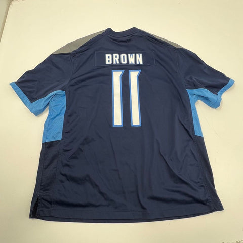 Nike Tennessee Titans A.J. Brown #11 On Field NFL Football Jersey Sz 3XL