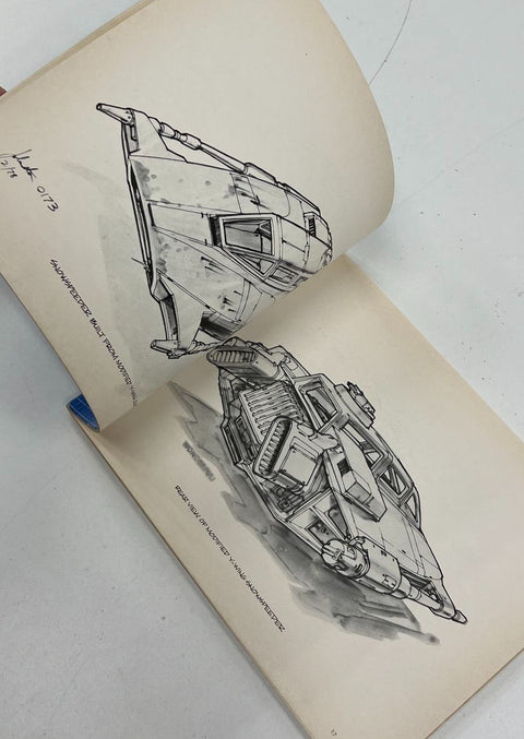1980 Star Wars The Empire Strikes Back Sketchbook First Edition Joe Johnston Art