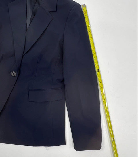 Banana Republic Women's Navy Sculpted Stretch Single Button Blazer Sz 10 NWT