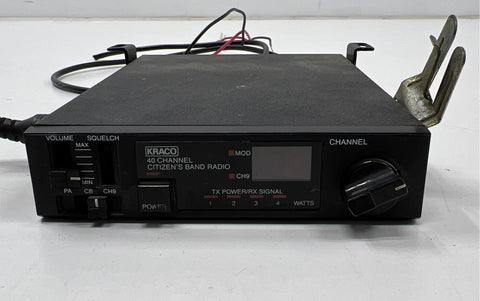 Kraco CCB-4007 40 Channel Citizen's Band CB Radio Vintage Mobile Automotive
